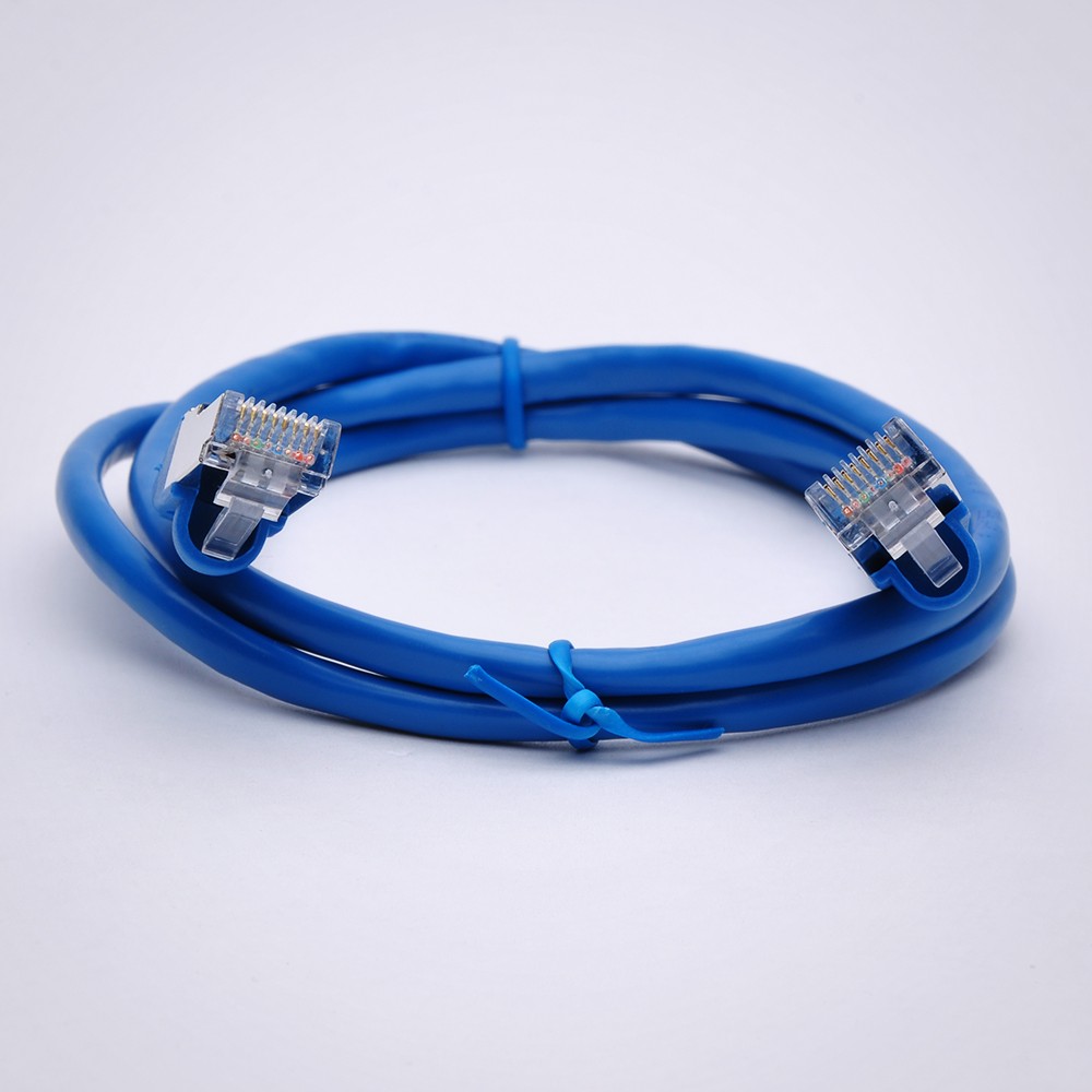 Cable-ethernet-cat5e-de-3 pies-blindado-azul