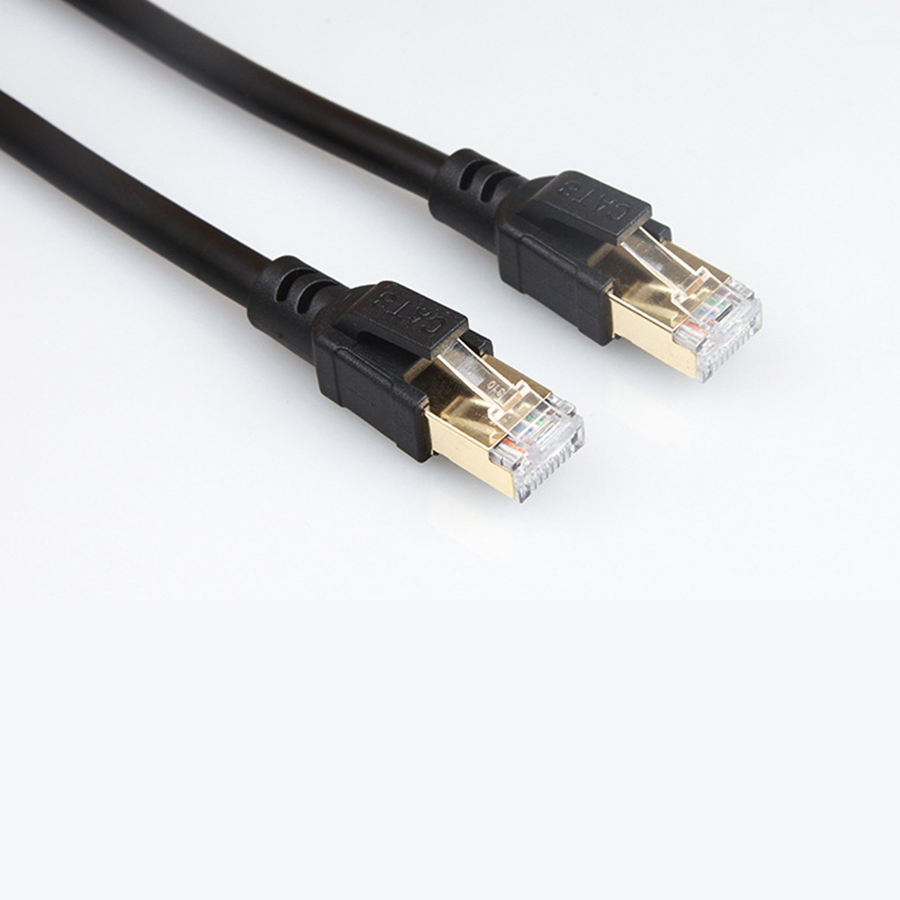 Cable de conexión de cobre Cat8 SFTP Ethernet PVC 24awg