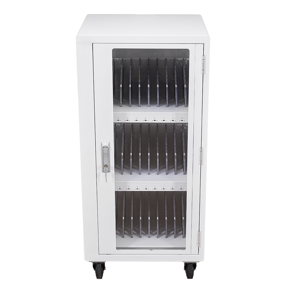 Carro de carga inteligente tipo C de 30 puertos para el campo educativo 