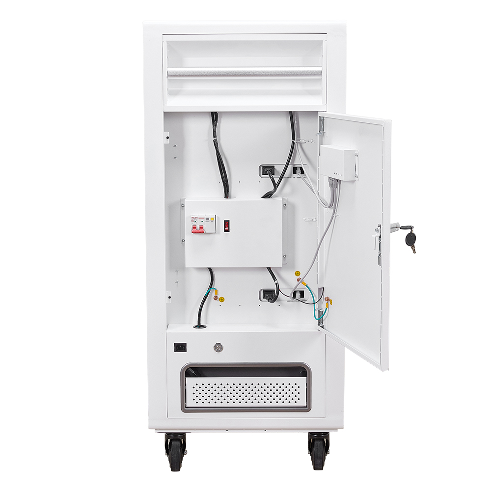 Carro de carga inteligente tipo C de 30 puertos para el campo educativo 