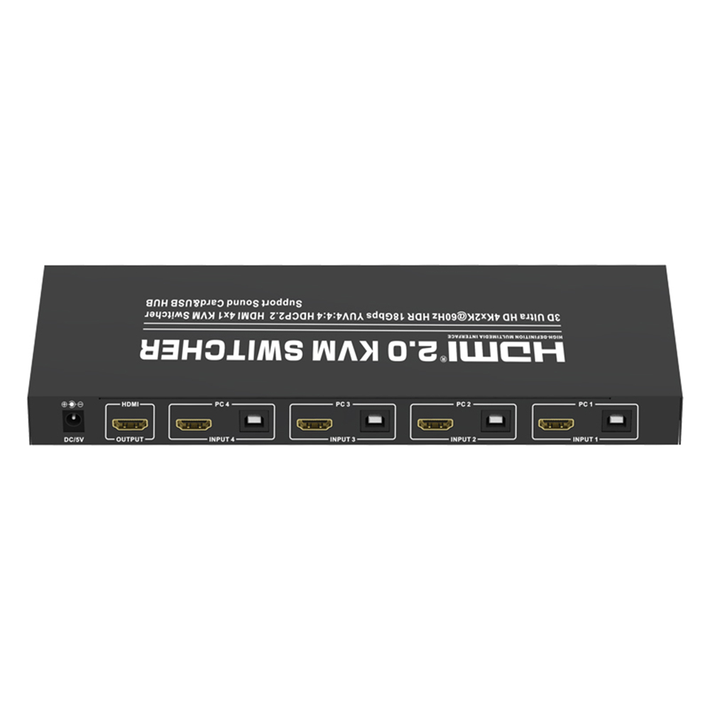 Nuevo Switch KVM 4x1 HDMI 4 Puertos 3840x2160@30Hz