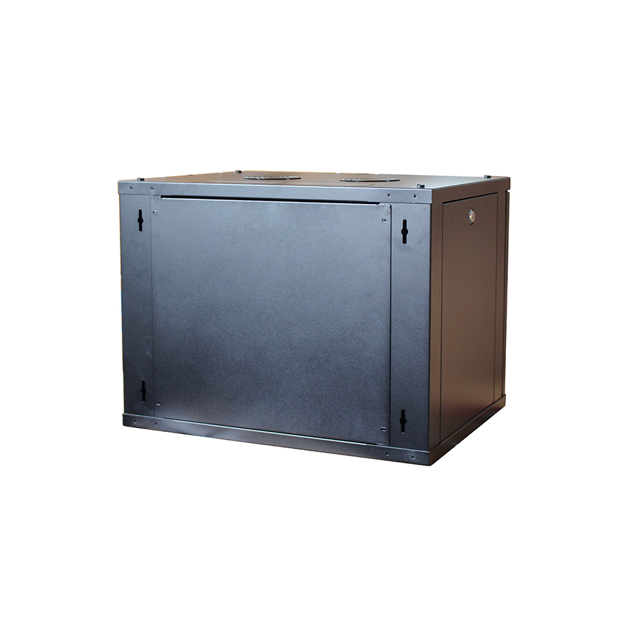 Gabinete de pared para datos de 550 mm de ancho con cerradura de combinación