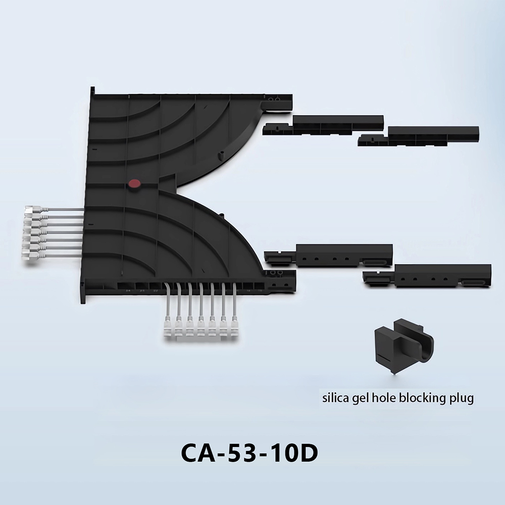 Bandeja de gestión de cables de tipo canal montado en rack